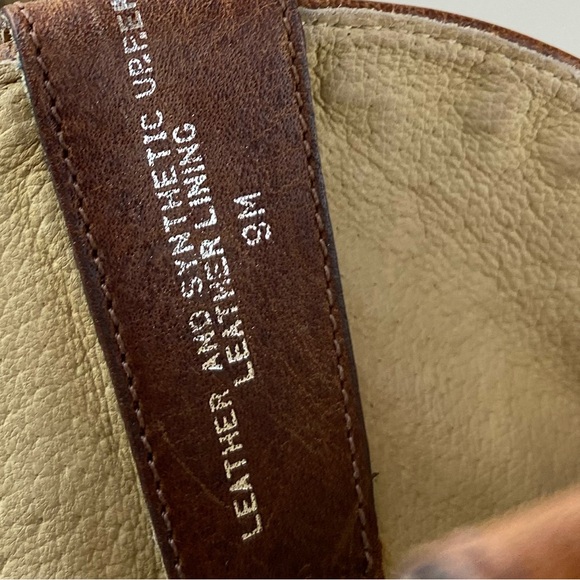 J.Jill Vintage Tapestry Leather Western Boots Pointed Toe Made in Brazil 9 - Picture 7 of 15